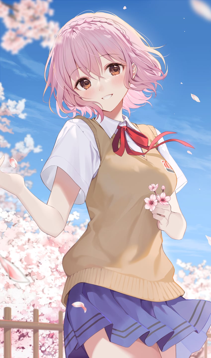 sonogami rinne (date a live and 1 more) drawn by ion_(on01e)