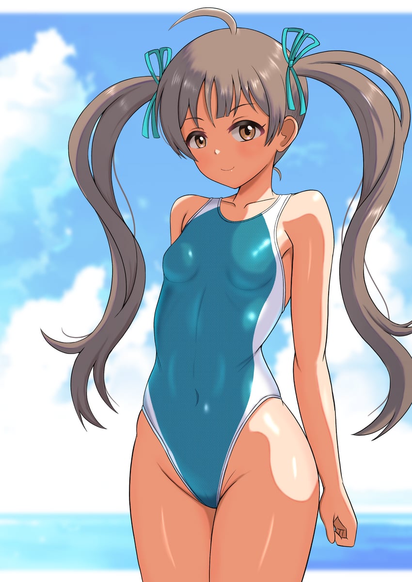 hakozaki serika (idolmaster and 2 more) drawn by arshinoe