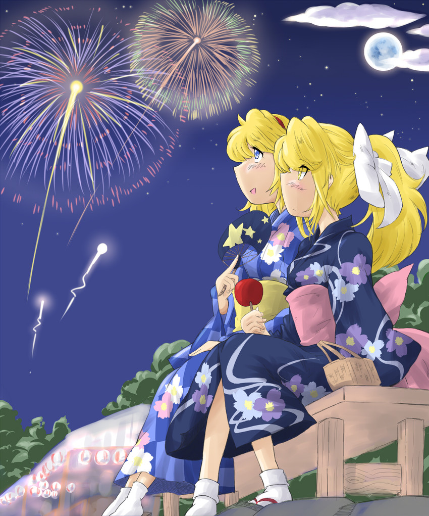 kirisame marisa and alice margatroid (touhou) drawn by non_(z-art)