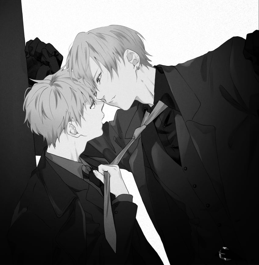 kuroko tetsuya and kise ryouta (kuroko no basuke) drawn by mzpudding