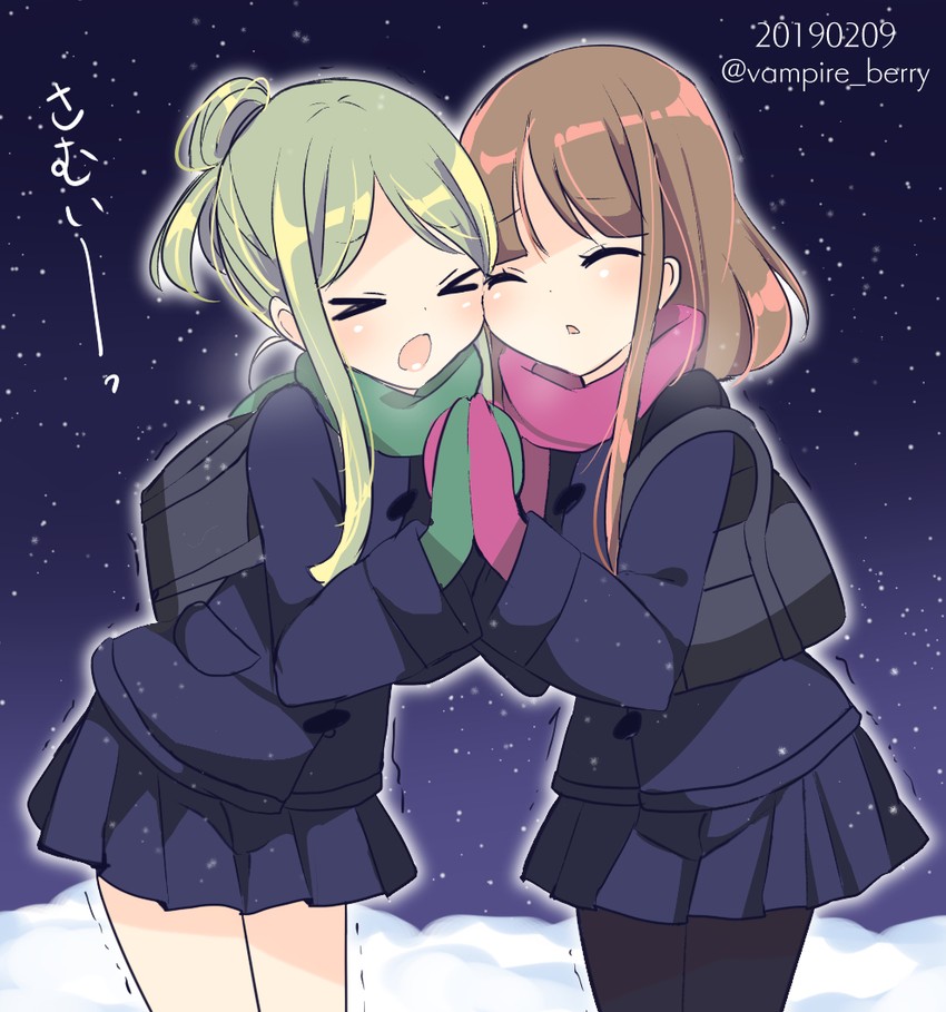 nishida satono and teireida mai (touhou) drawn by ougi_hina