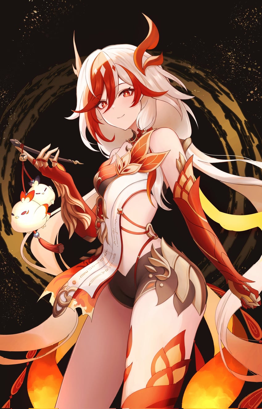 fu hua and jingwei (honkai and 1 more) drawn by sinonomemikann