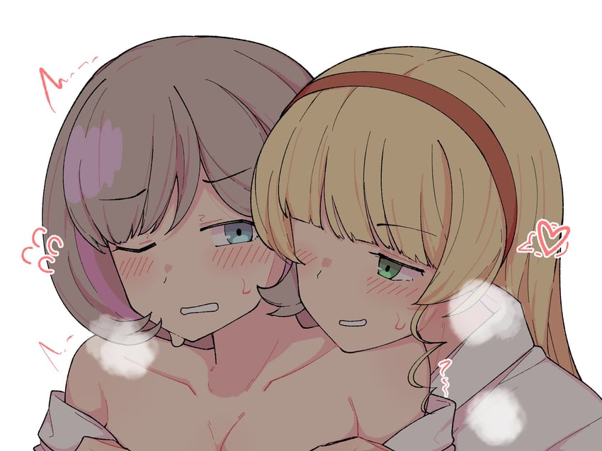 heanna sumire and tang keke (love live! and 1 more) drawn by zannen_hero