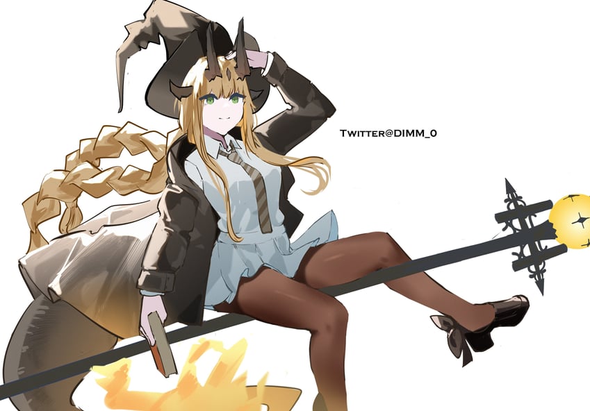 reed and reed the flame shadow (arknights) drawn by dm5fr