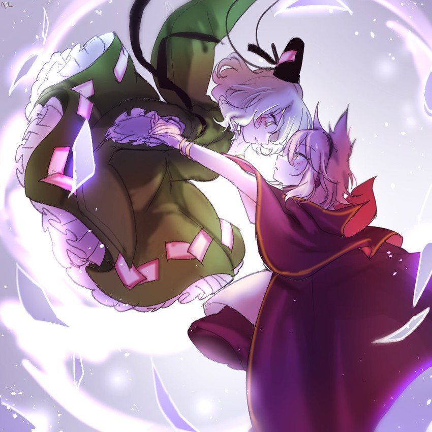 toyosatomimi no miko and soga no tojiko (touhou) drawn by shan