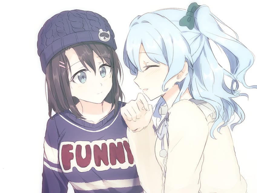 okusawa misaki and matsubara kanon (bang dream!) drawn by opi