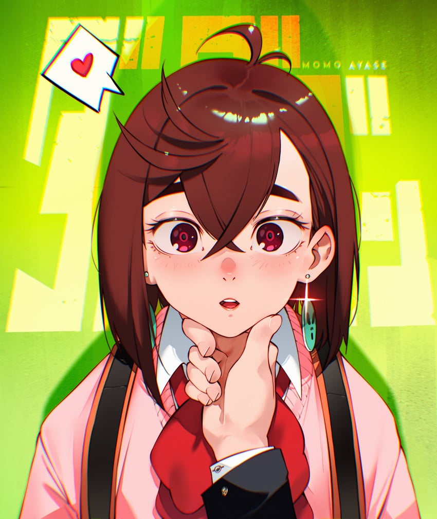 ayase momo and takakura ken (dandadan) drawn by cesar_art456