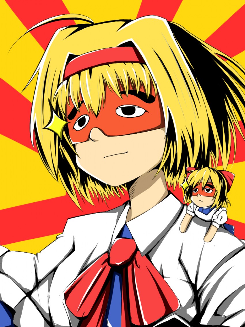 alice margatroid and shanghai doll (touhou) drawn by shin_ala