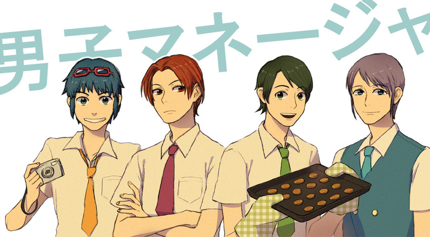 otonashi haruna, raimon natsumi, kudou fuyuka, and kino aki (inazuma eleven) drawn by cat811021
