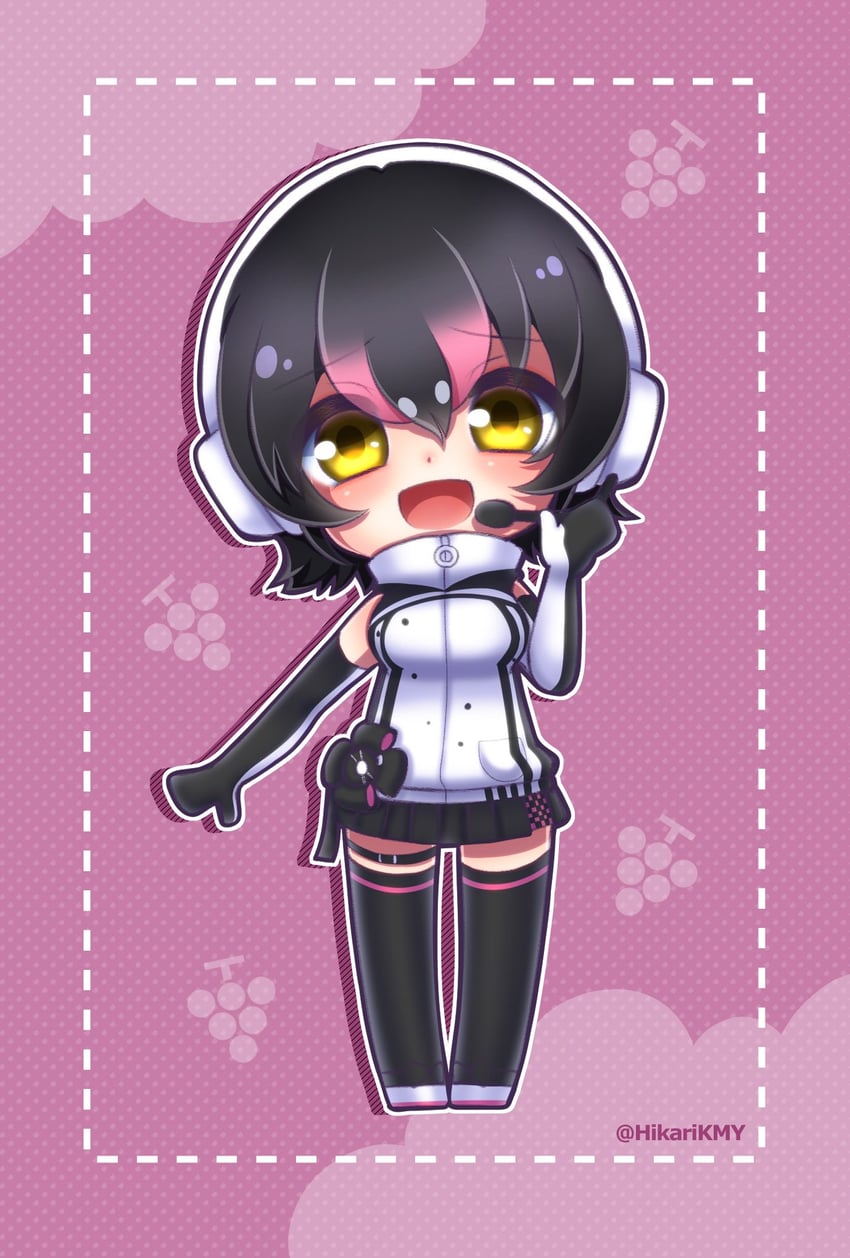 humboldt penguin (kemono friends and 1 more) drawn by hikarikmy