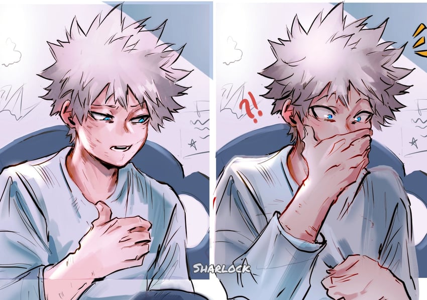 todoroki touya (boku no hero academia) drawn by sharl0ck