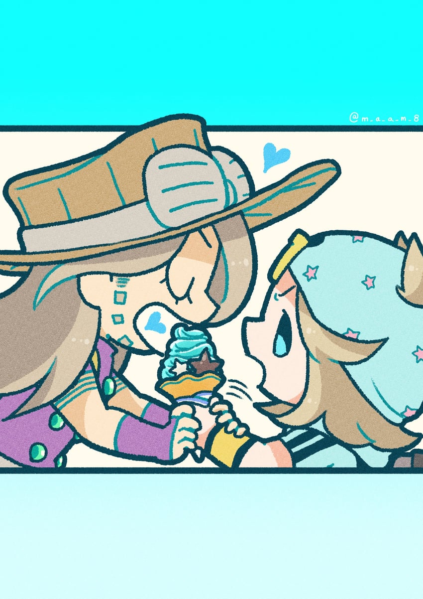 johnny joestar and gyro zeppeli (jojo no kimyou na bouken and 1 more) drawn by m_a_a_m_8