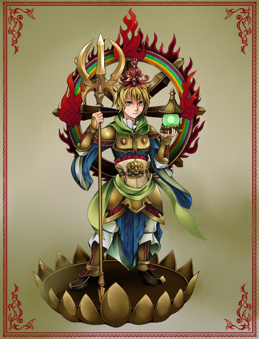 toramaru shou and bishamonten (touhou) drawn by yukichi_(bancho99)