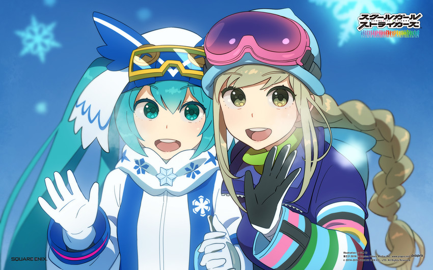 hatsune miku, yuki miku, and yaginuma io (vocaloid and 1 more) drawn by kobayashi_gen