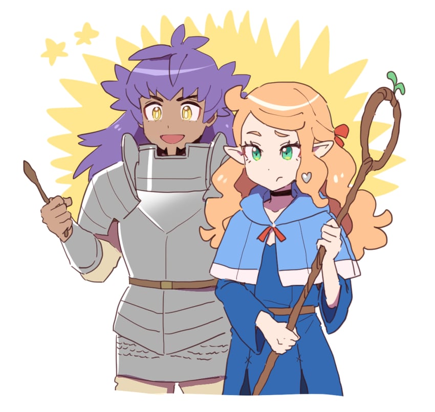 marcille donato, leon, laios touden, and sonia (pokemon and 2 more) drawn by dede_(qwea_00000)