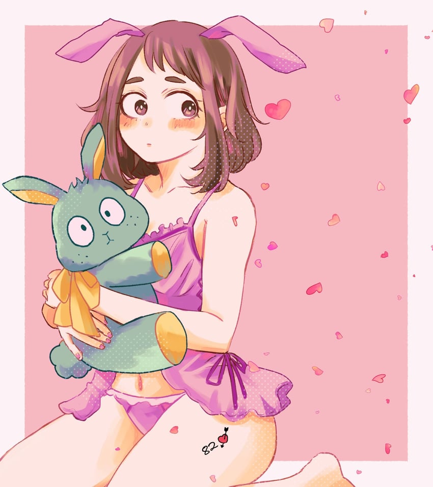 uraraka ochaco (boku no hero academia) drawn by tabetai_omochi