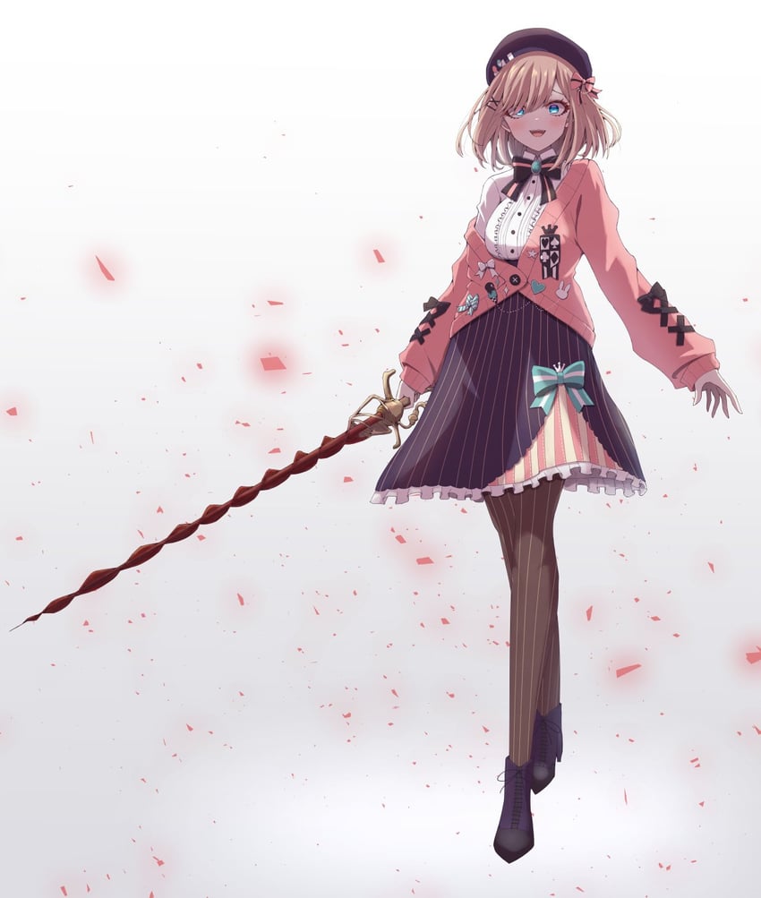 suzuhara lulu (nijisanji and 1 more) drawn by herumu_(kouzome_mia)