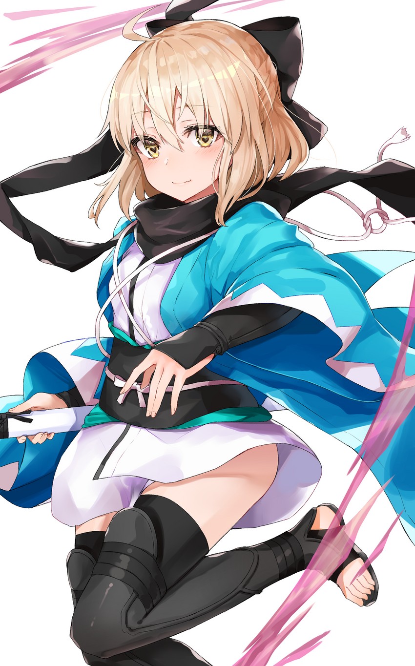 okita souji (fate and 1 more) drawn by black_cola