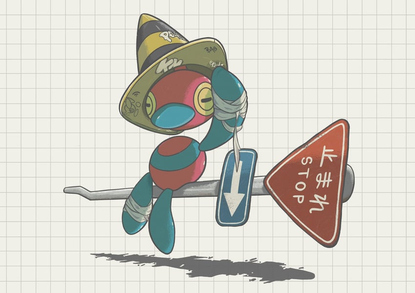 porygon-z (pokemon) drawn by komugicorn