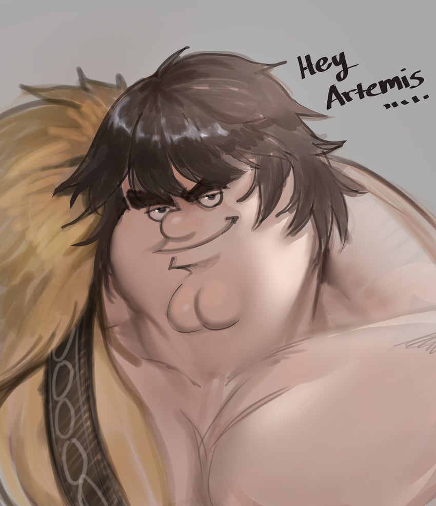 peter griffin and super orion (fate and 2 more) drawn by kowai_(iamkowai)