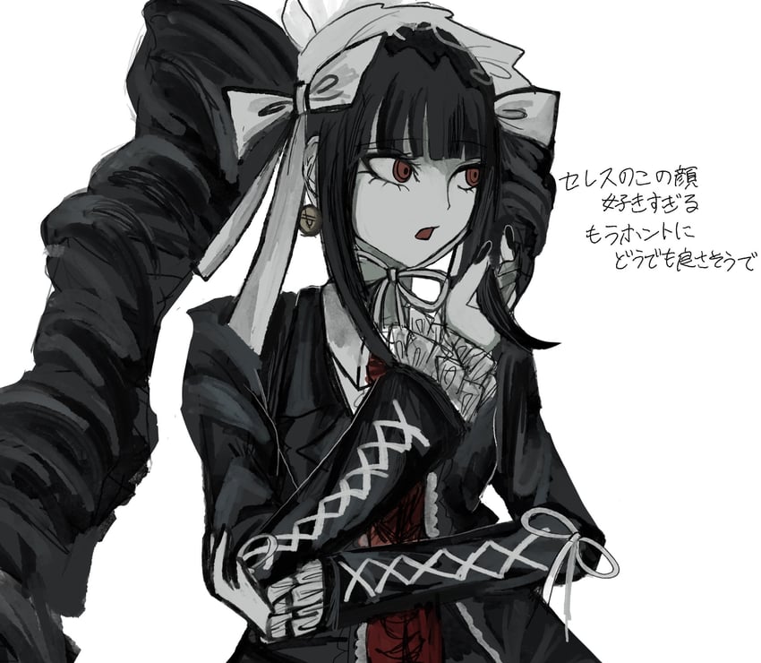 celestia ludenberg (danganronpa and 1 more) drawn by egao_(nsazrs)