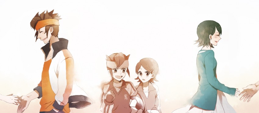 endou mamoru and kino aki (inazuma eleven go and 1 more) drawn by takagi_(0takagi0)