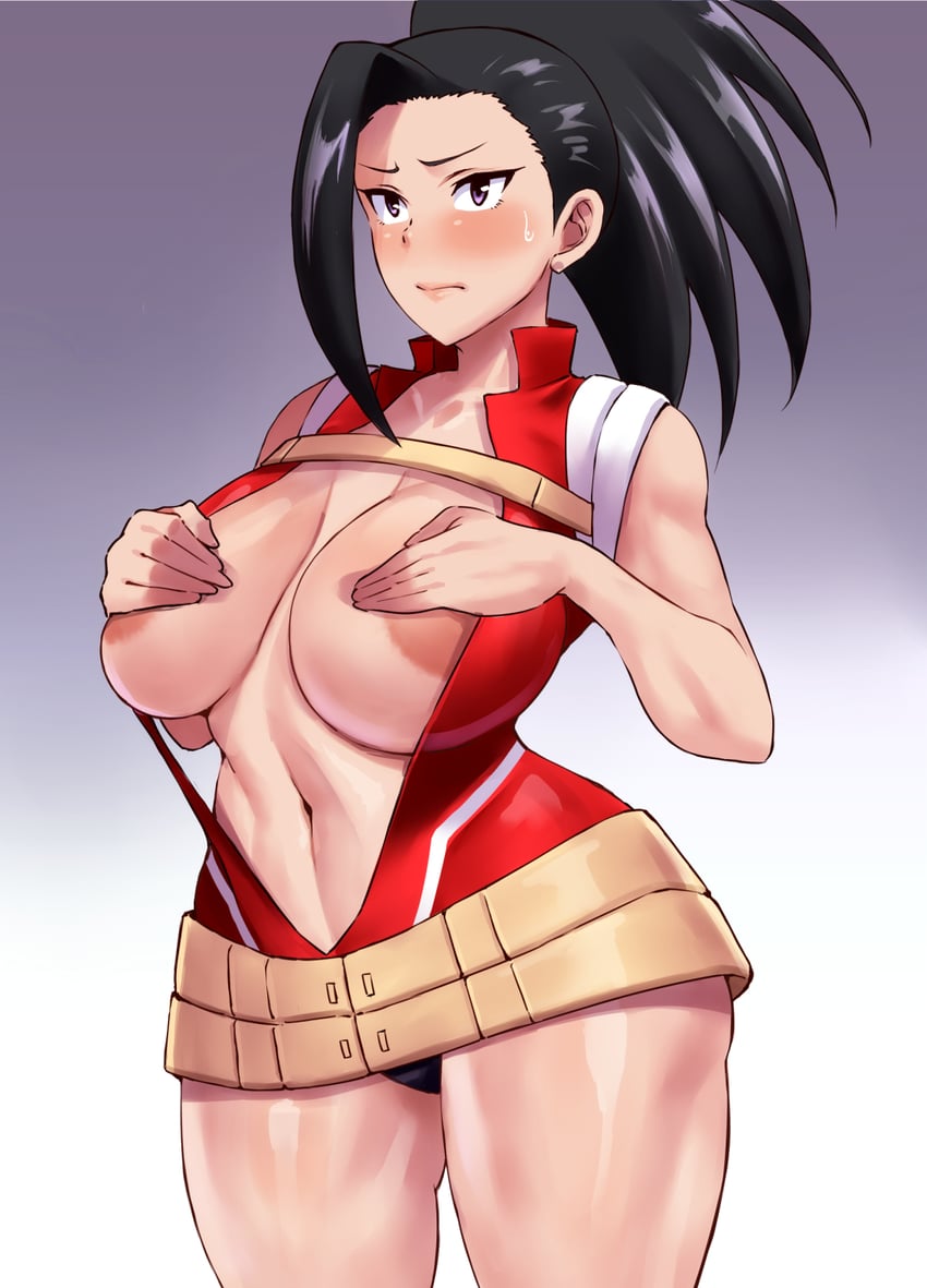 yaoyorozu momo (boku no hero academia) drawn by haikawa_hemlen