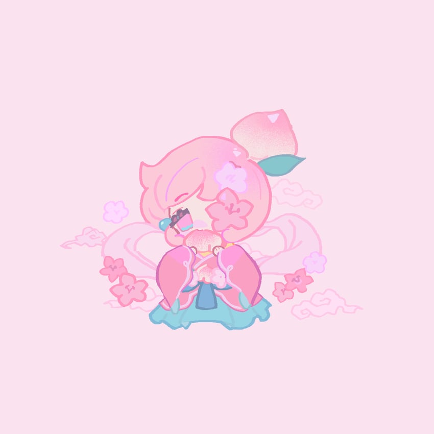 peach blossom cookie (cookie run and 1 more) drawn by reed