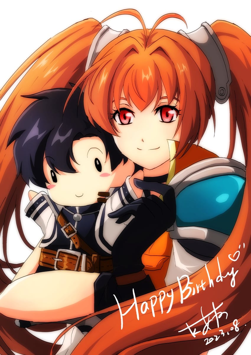 estelle bright and joshua bright (eiyuu densetsu and 3 more) drawn by akane_kazami