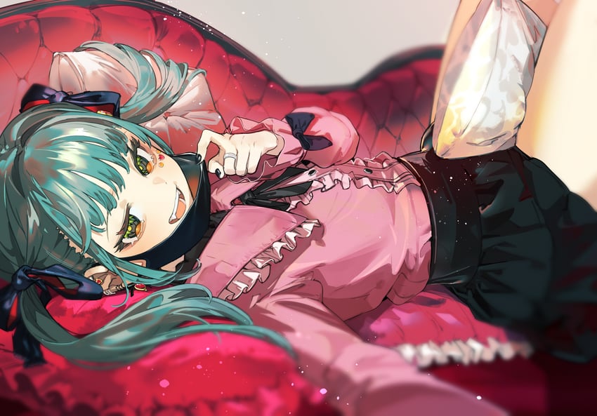hatsune miku (vocaloid and 1 more) drawn by nik_ibi