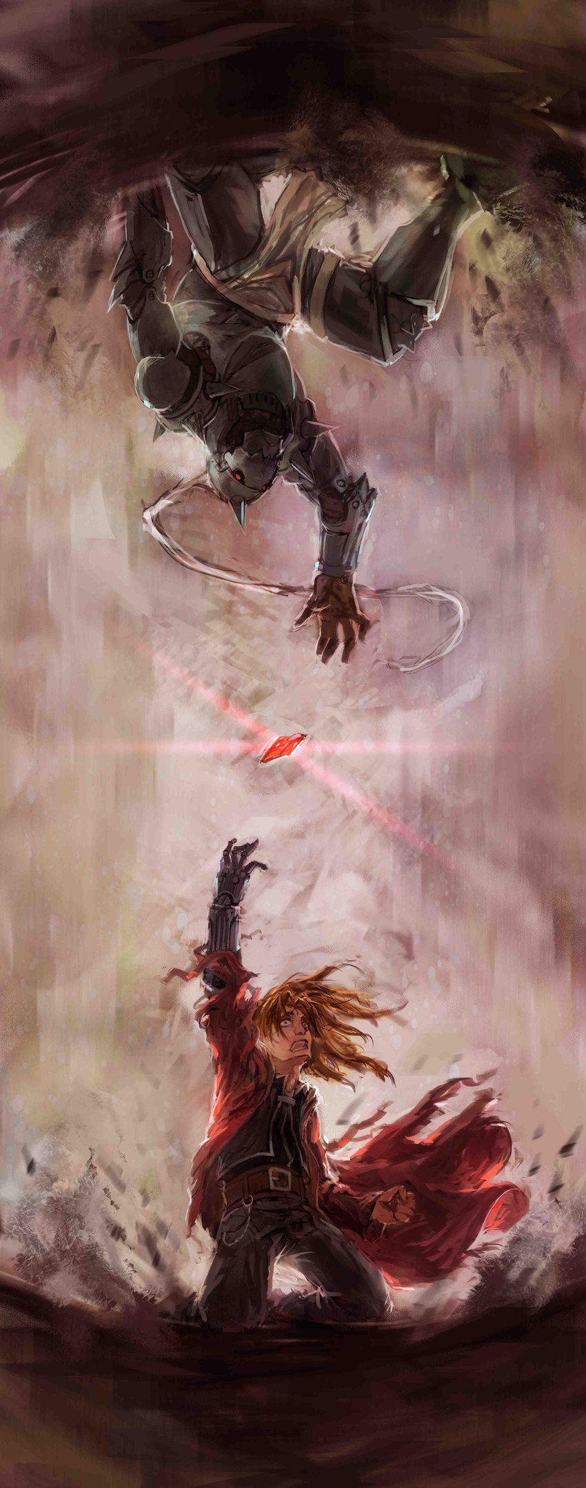 edward elric and alphonse elric (fullmetal alchemist) drawn by hicom3652