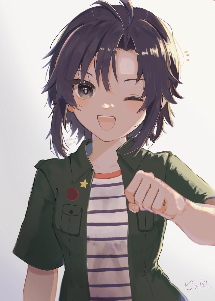 kikuchi makoto (idolmaster and 2 more) drawn by piyo_tane