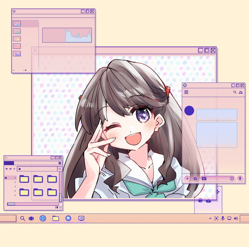 fujishima megumi (love live! and 3 more) drawn by kanduki_kamibukuro