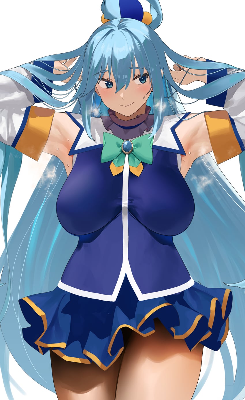 aqua (kono subarashii sekai ni shukufuku wo!) drawn by jikatarou