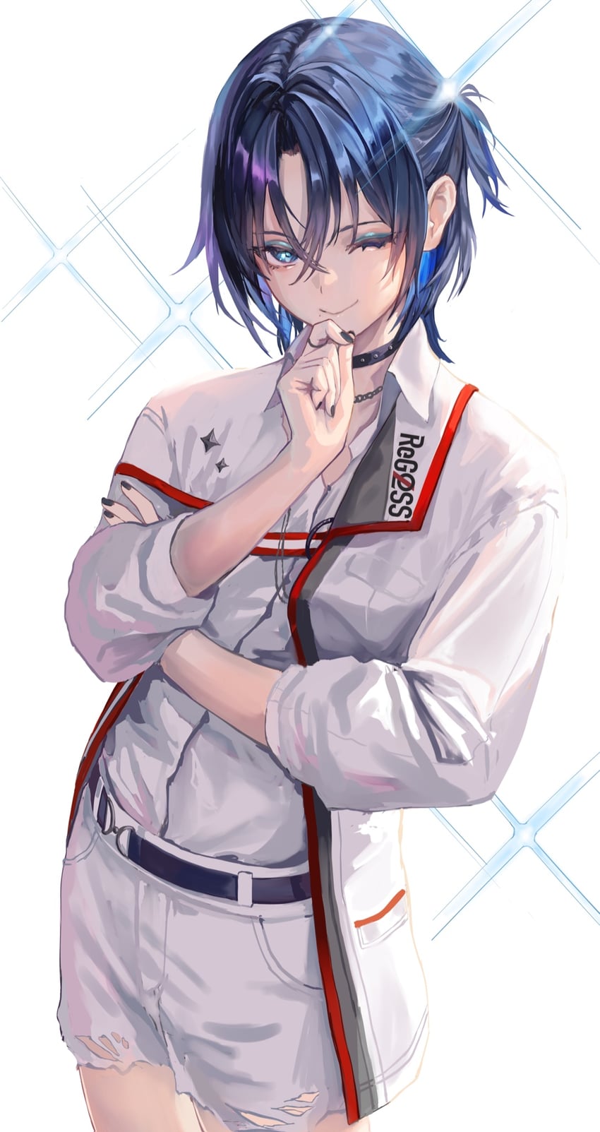 hiodoshi ao (hololive and 1 more) drawn by qdx4p