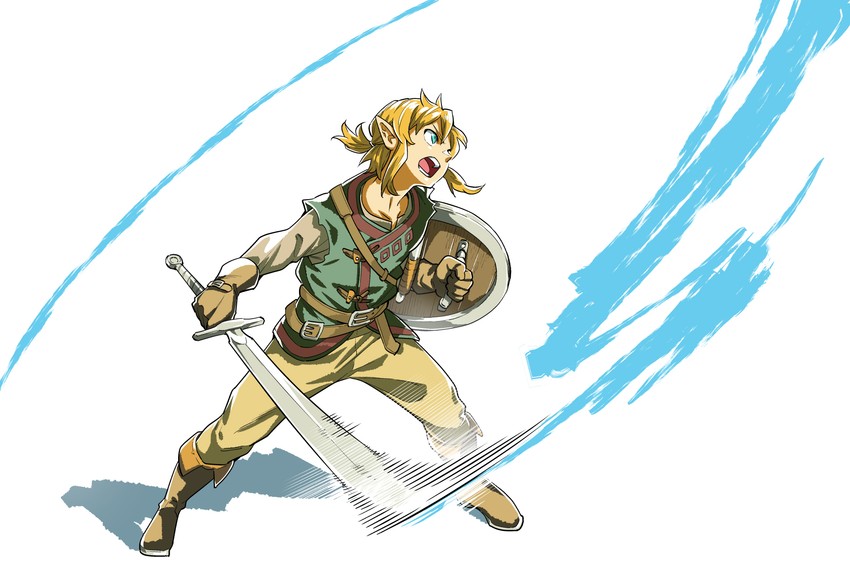 link (the legend of zelda and 1 more) drawn by dante07180
