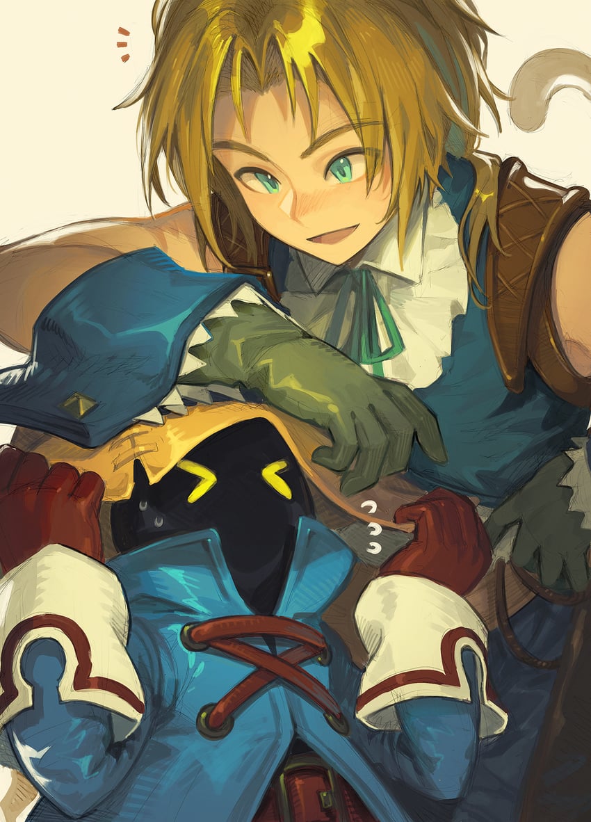 zidane tribal and vivi ornitier (final fantasy and 1 more) drawn by 9twoeight