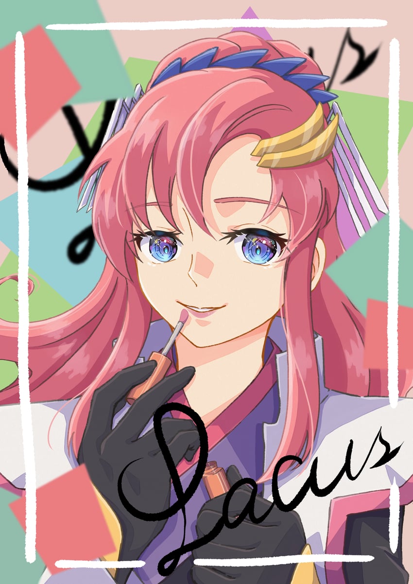 lacus clyne (gundam and 2 more) drawn by murasaki_remon