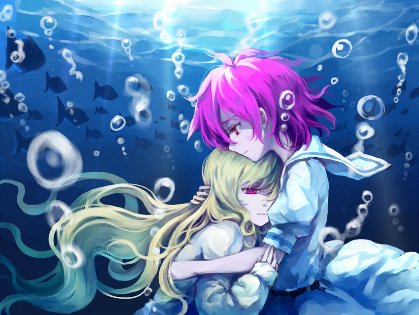 miyanaga teru (saki and 1 more) drawn by bamboo_nima