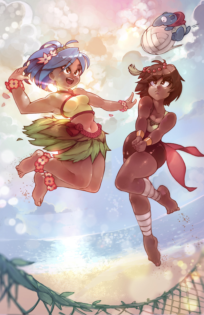 ajna, leilani, and roti (indivisible) drawn by rtil