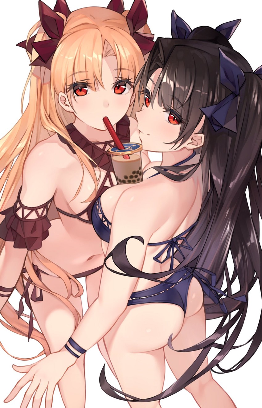 ereshkigal and ishtar (fate and 1 more) drawn by to_gemichi