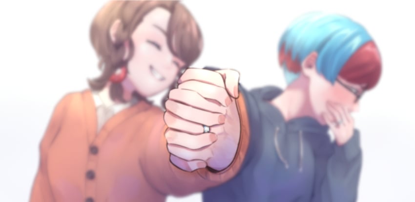 juliana and penny (pokemon and 1 more) drawn by yuihan-nyanchu