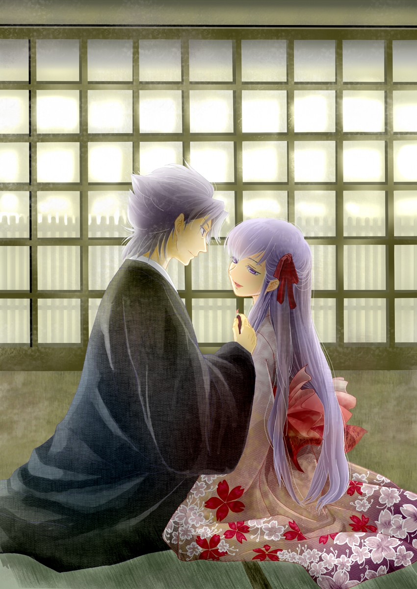 matou sakura and matou kariya (fate and 1 more) drawn by wtoshi4368