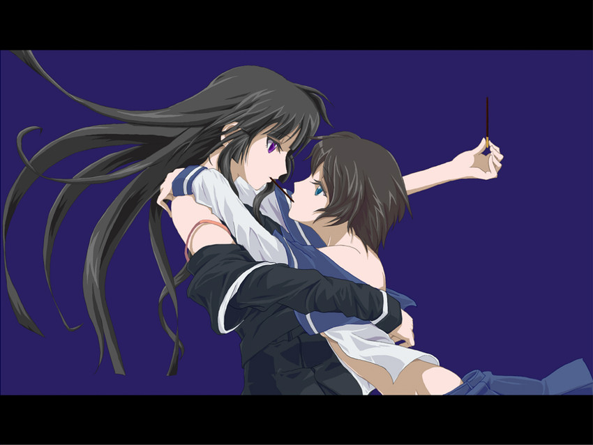 isayama yomi and tsuchimiya kagura (ga-rei and 1 more) drawn by maji_kichi
