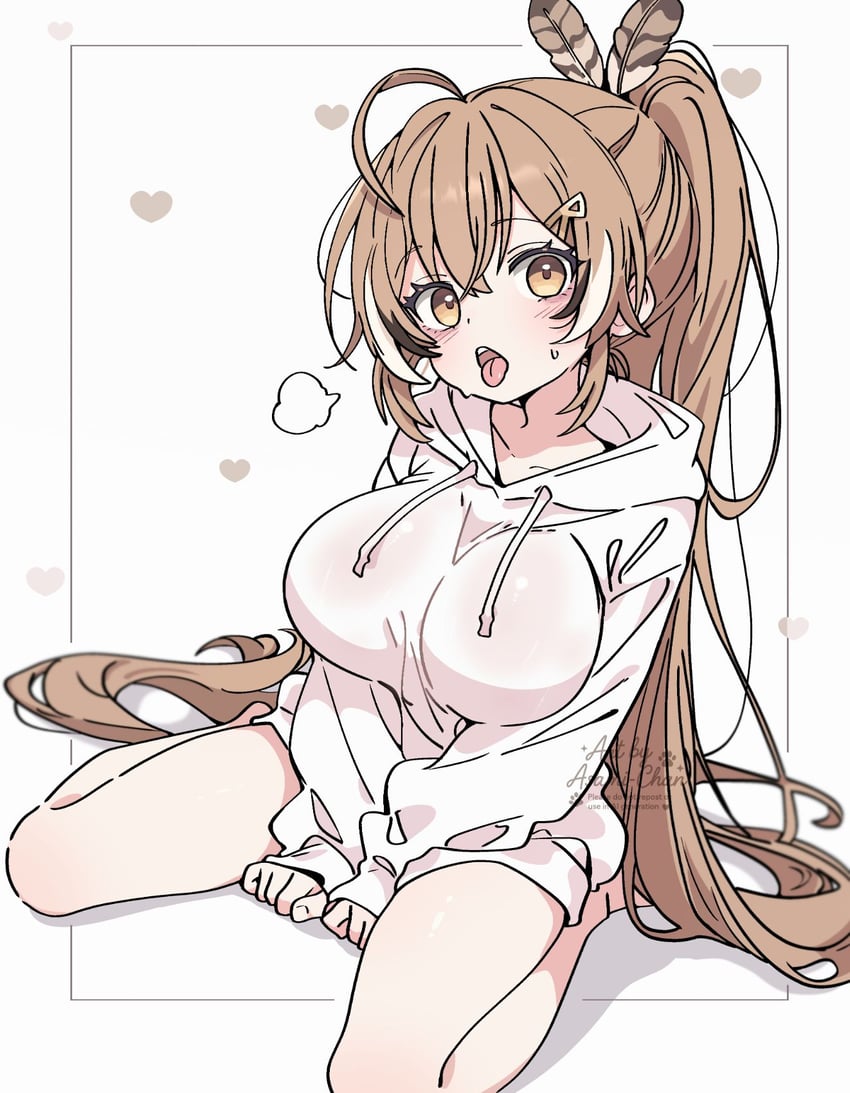 nanashi mumei (hololive and 1 more) drawn by asami-chan