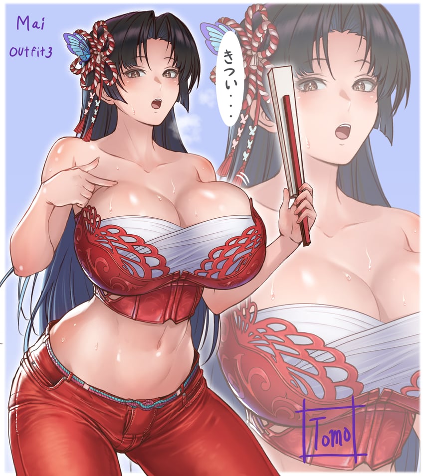 shiranui mai (street fighter and 2 more) drawn by tomo_eokaiteru
