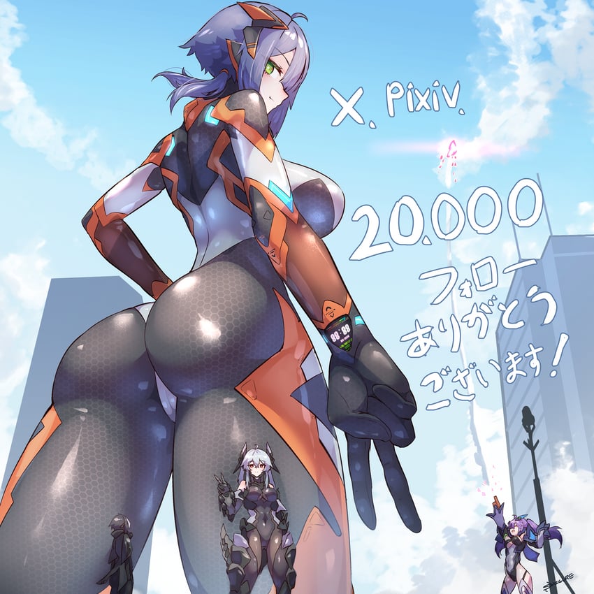 colossus, m004, hydrasia, and gixer 250 (original) drawn by natsukaze_shigure