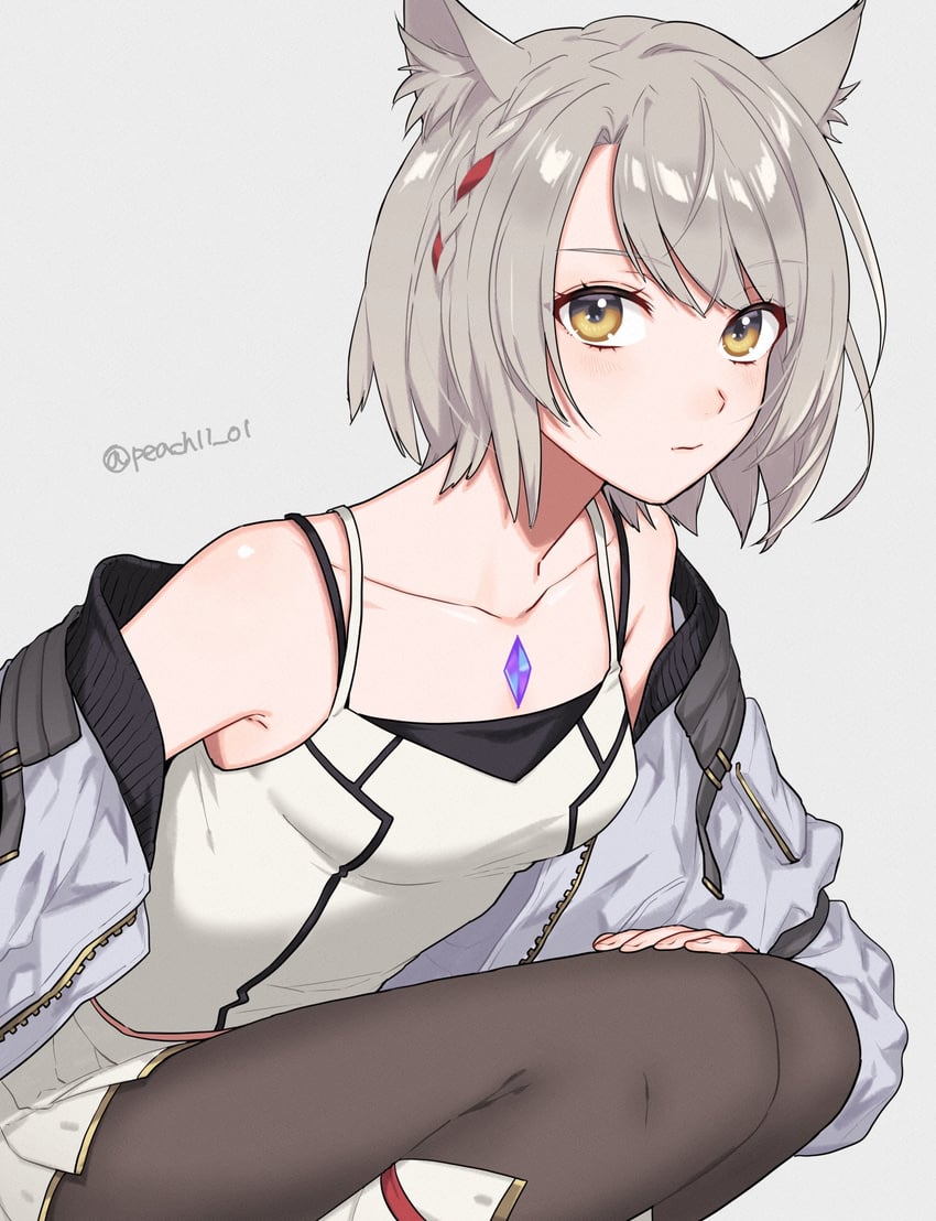 mio (xenoblade chronicles and 1 more) drawn by shamu_(peach11_01)