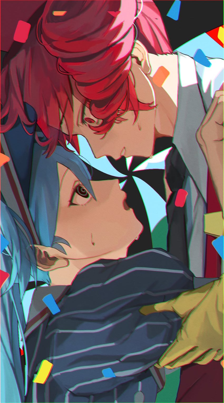 hatsune miku and kasane teto (vocaloid and 2 more) drawn by rope6688
