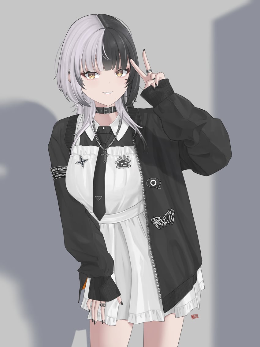 shiori novella (hololive and 1 more) drawn by iitkass
